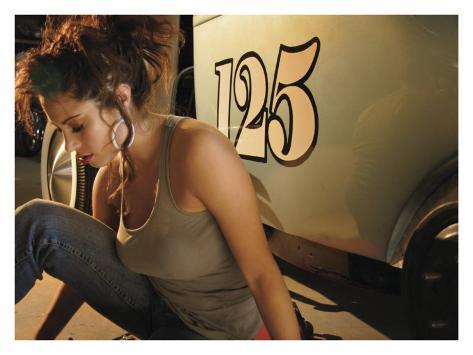 Hot Rod Girl - car, girl, hot, wallpaper dodge charger 1969