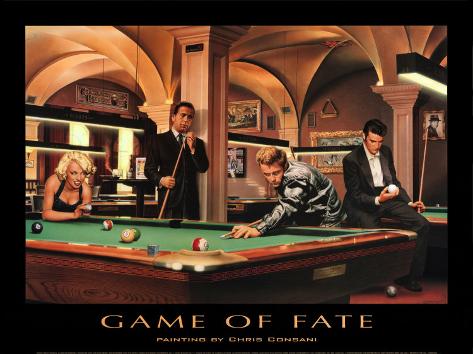 "A Game of Fate" - Artist Chris Consani - Circa 1980's-90's