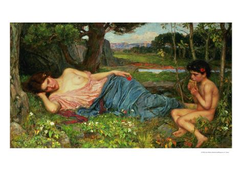 Listen to My Sweet Pipings, 1911 Giclee Print