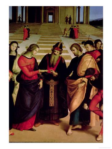 The Marriage of the Virgin, 1504 Giclee Print The Marriage of the Virgin, 1504 Giclee Print