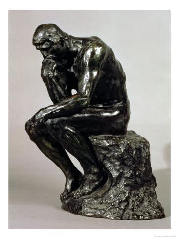 Auguste Rodin  Thinker on The Thinker  Le Penseur  Giclee Print By Auguste Rodin At Allposters