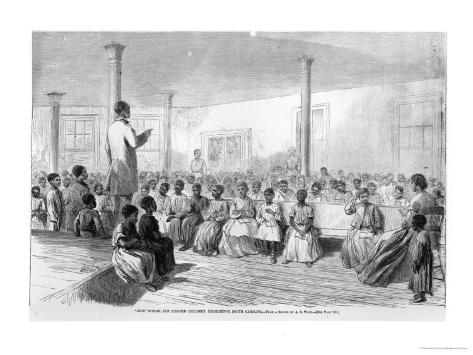 Zion School for Colored Children, Charleston, South Carolina Giclee Print