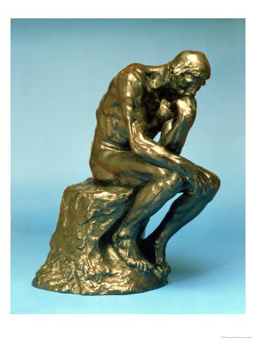 Auguste Rodin  Thinker on The Thinker  1880 Giclee Print By Auguste Rodin At Allposters Com