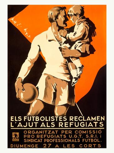 Els Futbolistes Reclamen Giclee Print