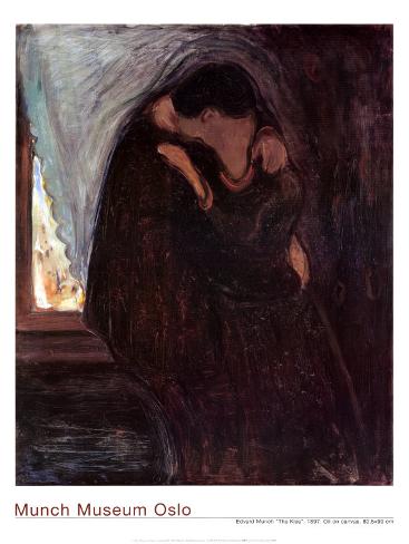 Edvard Munch Kiss on The Kiss  1897 Posters By Edvard Munch At Allposters Com