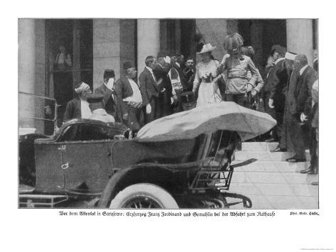 http://imgc.allpostersimages.com/images/P-473-488-90/17/1741/98X3D00Z/poster/haeckel-erzherzog-franz-ferdinand-and-his-wife-leave-sarajevo-town-hall-for-their-last-car-ride.jpg