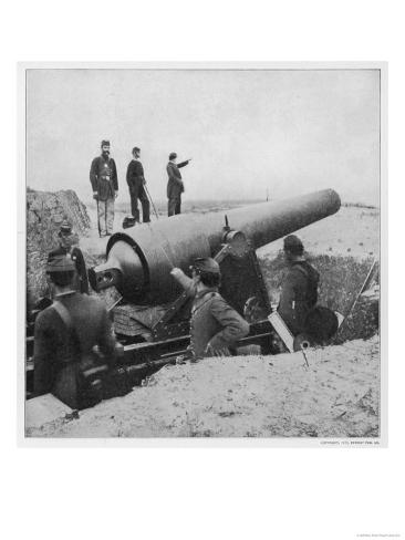 Coastal Gun of Sherman's Army at Fort Mcallister Giclee Print