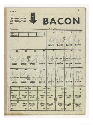 Ww2 ration book coupons