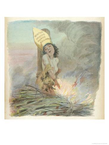 Joan of Arc Burned at