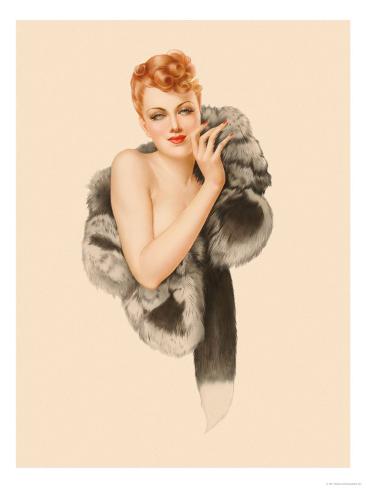 Alberto Vargas Posters on Varga Girl  December 1941 Prints By Alberto Vargas At Allposters Com