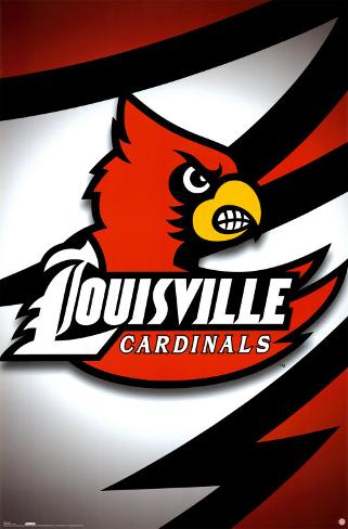 Louisville Cardinals- Logo Poster at www.bagssaleusa.com