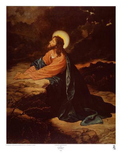 Christ in Gethsemane Art Print