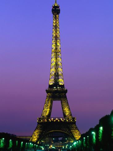 Eiffel Tower Paris Pictures Night on Eiffel Tower At Night Paris France Photographic Print By John Hay At