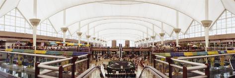 Concourse of an Airport, Denver International Airport, Denver, Colorado, USA Photographic Print