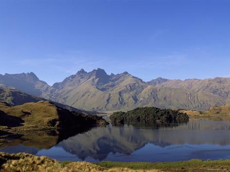 Cajas National Park Scenic, Andes, Ecuador Premium Poster