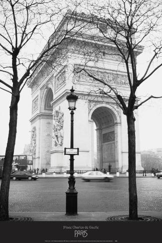 Place Charles de Gaulle Art Print