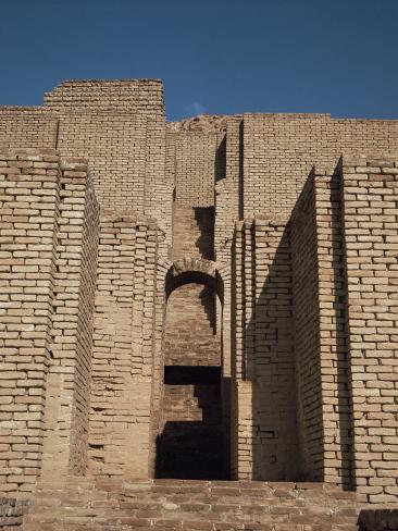 Elamite Ziggurat, Chogga Zanbil (Tchogha Zanbil), Unesco World Heritage Site, Iran, Middle East Photographic Print