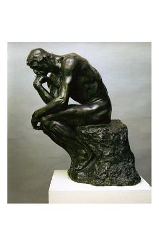 Auguste Rodin  Thinker on The Thinker Posters By Auguste Rodin At Allposters Com