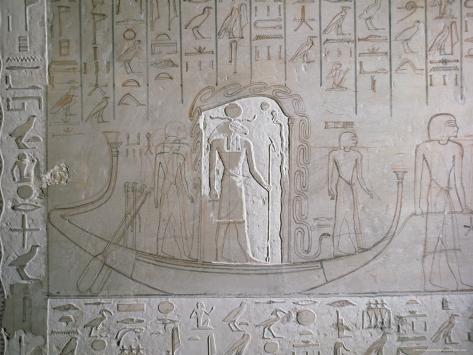 Interior of the Tomb of Horemheb, Valley of the Kings, Thebes, Unesco World Heritage Site, Egypt Photographic Print