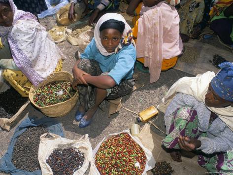 Oromo+Culture+Food Market at Denaba, Oromo Country, Kaffa Province, Ethiopia, Africa ...