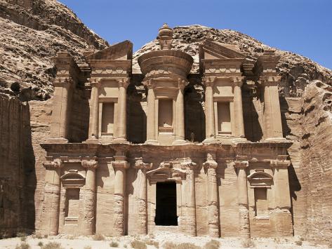 Ad-Dayr (The Monastery), Petra, Unesco World Heritage Site, Jordan, Middle East Photographic Print