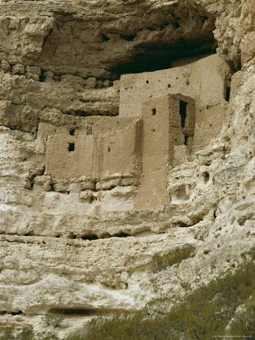 Pueblo Indian Montezuma Castle Dating from 1100-1400 AD, Sinagua