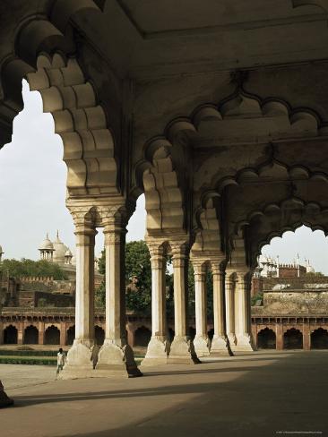 Inside the Red Fort, Agra, Unesco World Heritage Site, Uttar Pradesh, India- Photographic Print