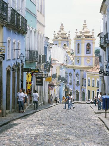 Pelhourinho, Salvador De Bahia, Unesco World Heritage Site, Bahia, Brazil, South America Photographic Print