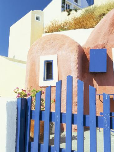 Greece Blue Houses