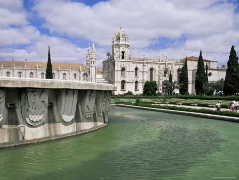 Geronimos Monastery, Unesco World Heritage Site, Belem, Lisbon, Portugal Photographic Print