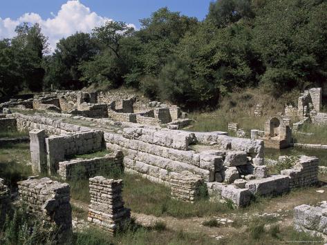 Archaeological Site, Butrinti, Unesco World Heritage Site, Albania Photographic Print