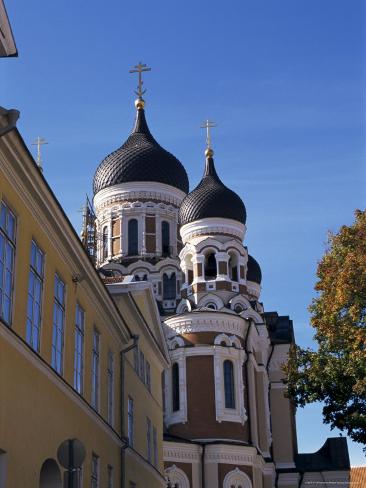 Alexander Nevsky Cathedral, Old Town, Unesco World Heritage Site, Tallinn, Estonia Photographic Print