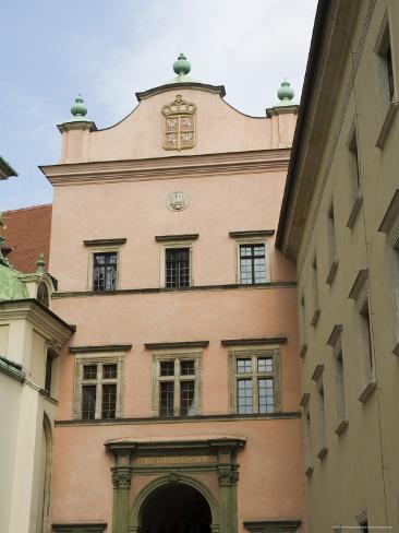 Entrance Gate to the Royal Palace, Royal Castle Area, Krakow, Unesco World Heritage Site, Poland Photographic Print