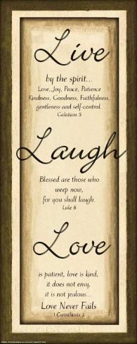 Live Laugh Love Picture Frame on Sage Sign Live Laugh Love Posters By Debbie Dewitt At Allposters Com