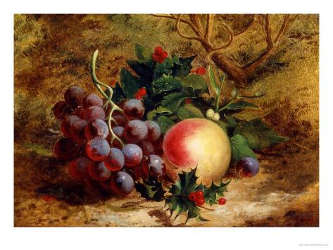 Christmas Fruit and Flowers
