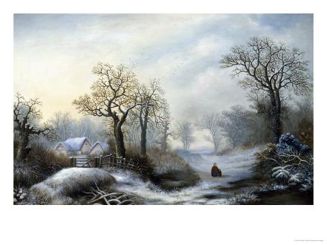 Glistening Winter's Eve Giclee Print