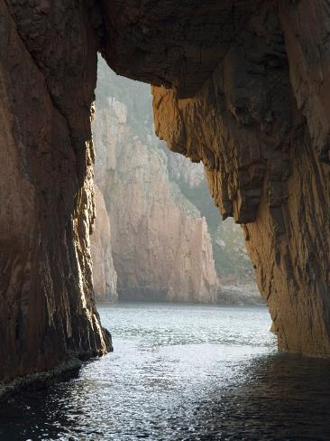 Capu Rossu, Les Calanches Unesco World Heritage Site, Porto, Corsica, France Photographic Print
