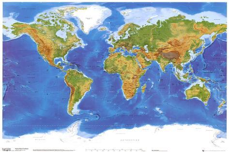 Poster Weltkarte | World Map Guide