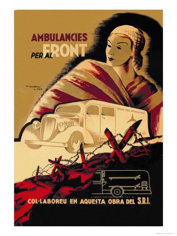 Ambulancies Per Al Front Premium Poster