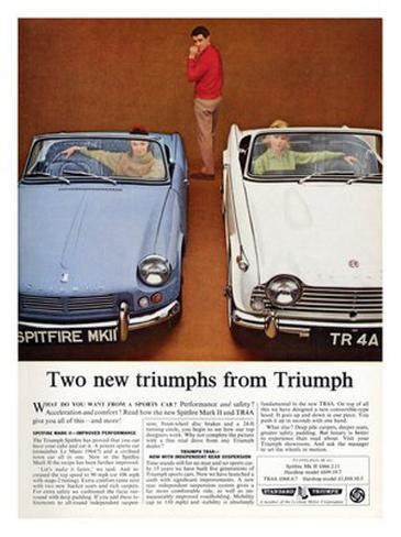 Triumph Spitfire Masterprint Don't see what you like Customize Your Frame