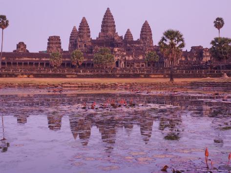 Angkor Wat, Angkor, Unesco World Heritage Site, Siem Reap, Cambodia, Indochina, Southeast Asia Asia Photographic Print