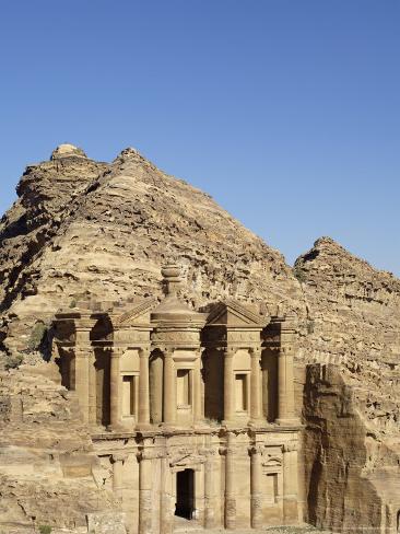 Al Deir (Ed Deir) (The Monastery), Petra, Unesco World Heritage Site, Jordan, Middle East Photographic Print