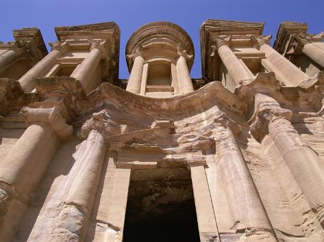 Ad Dayr (El Deir), the Monastery, Dating from Nabatean Times, Unesco World Heritage Site, Jordan Photographic Print