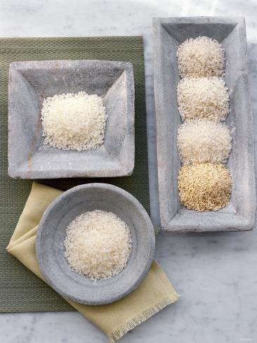 Assorted Types of Rice Photographic Print
