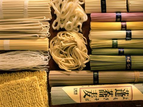 Japanese Noodles: Soba, Udon, Kishimen, Harusame, Ramen Photographic Print