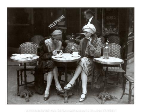 Cafe et Cigarette Paris, 1925 Art Print