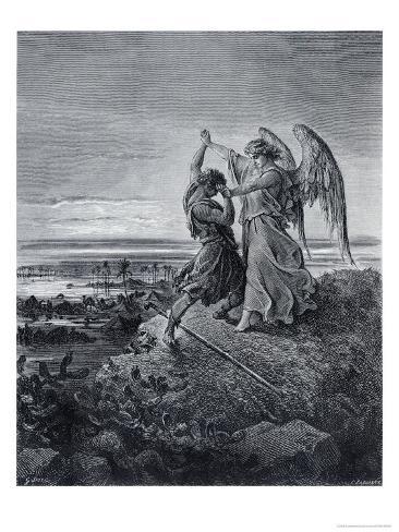 Jacob Wrestling Angel