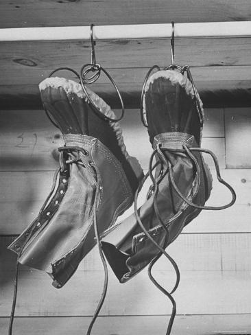 Mail Order Co. L. L. Bean's Famous Maine Hunting Shoe Hanging from
