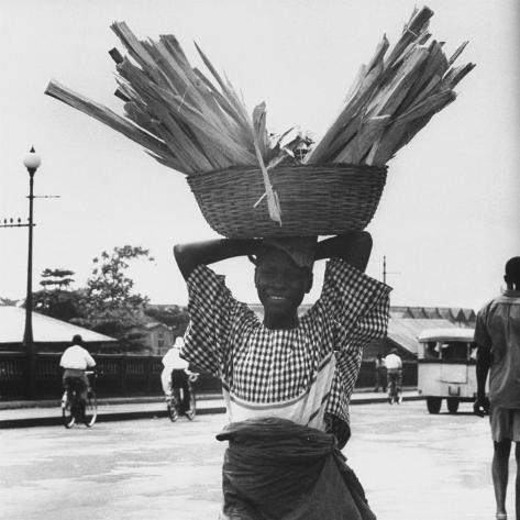 carrying woman