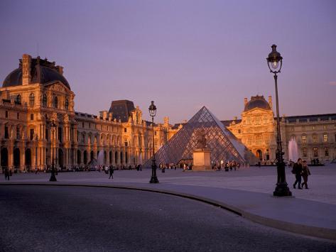 Le Louvre Museum and Glass